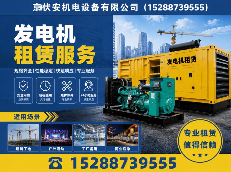 三沙静音发电车租赁展示图