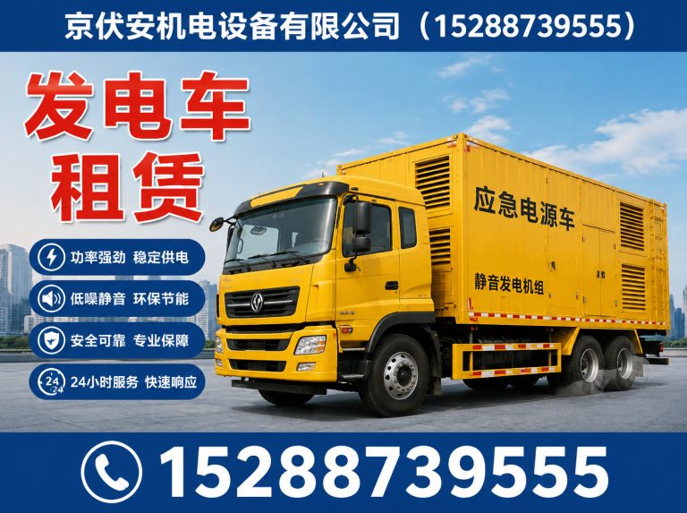 三沙应急发电机出租展示图